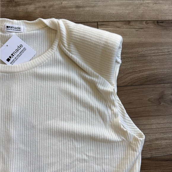 NWT LAmade Serene Padded Muscle Tee in Autumn Rib Size XL - Picture 12 of 12